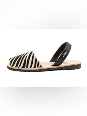 PONS Classic Animal Prints Zebra Avarca Sandals